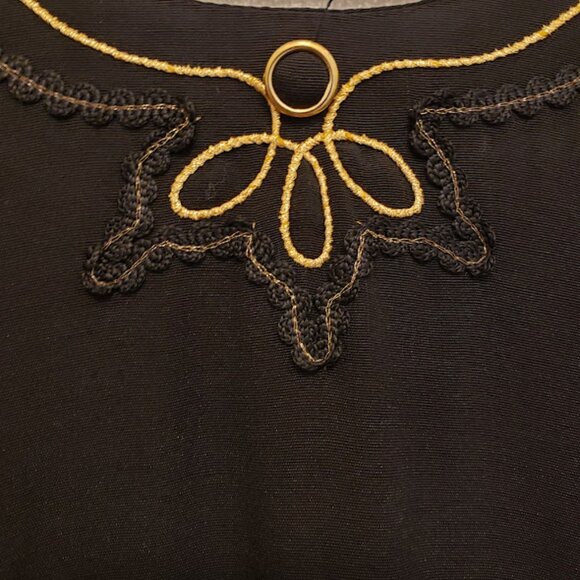 Vintage Black Pencil Dress - Picture 3 of 13